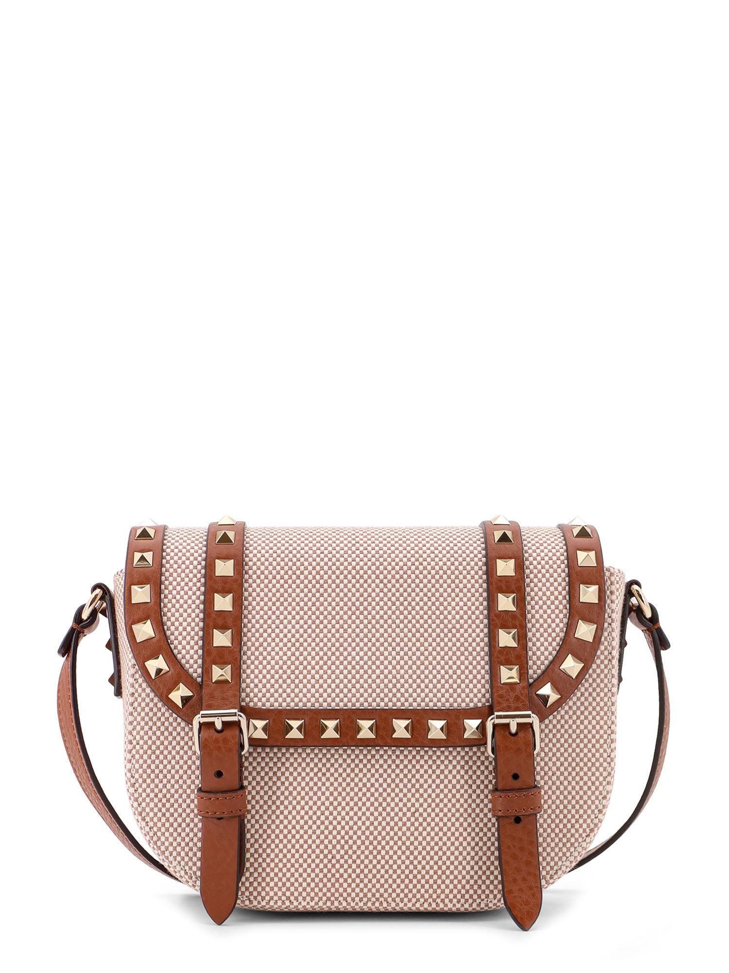 valentino garavani messenger rockstud shoulder bag