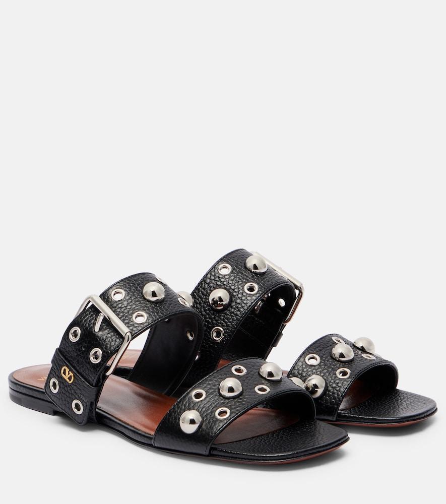 valentino garavani nellcôte studded leather sandals