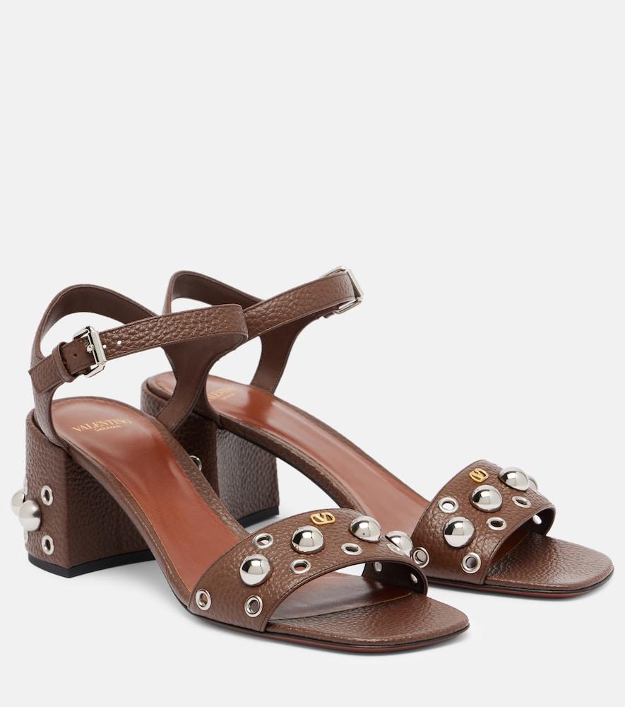 valentino garavani nellcôte studded leather sandals