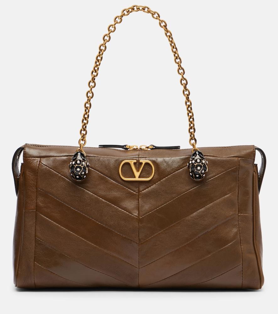 valentino garavani panthea medium leather tote bag