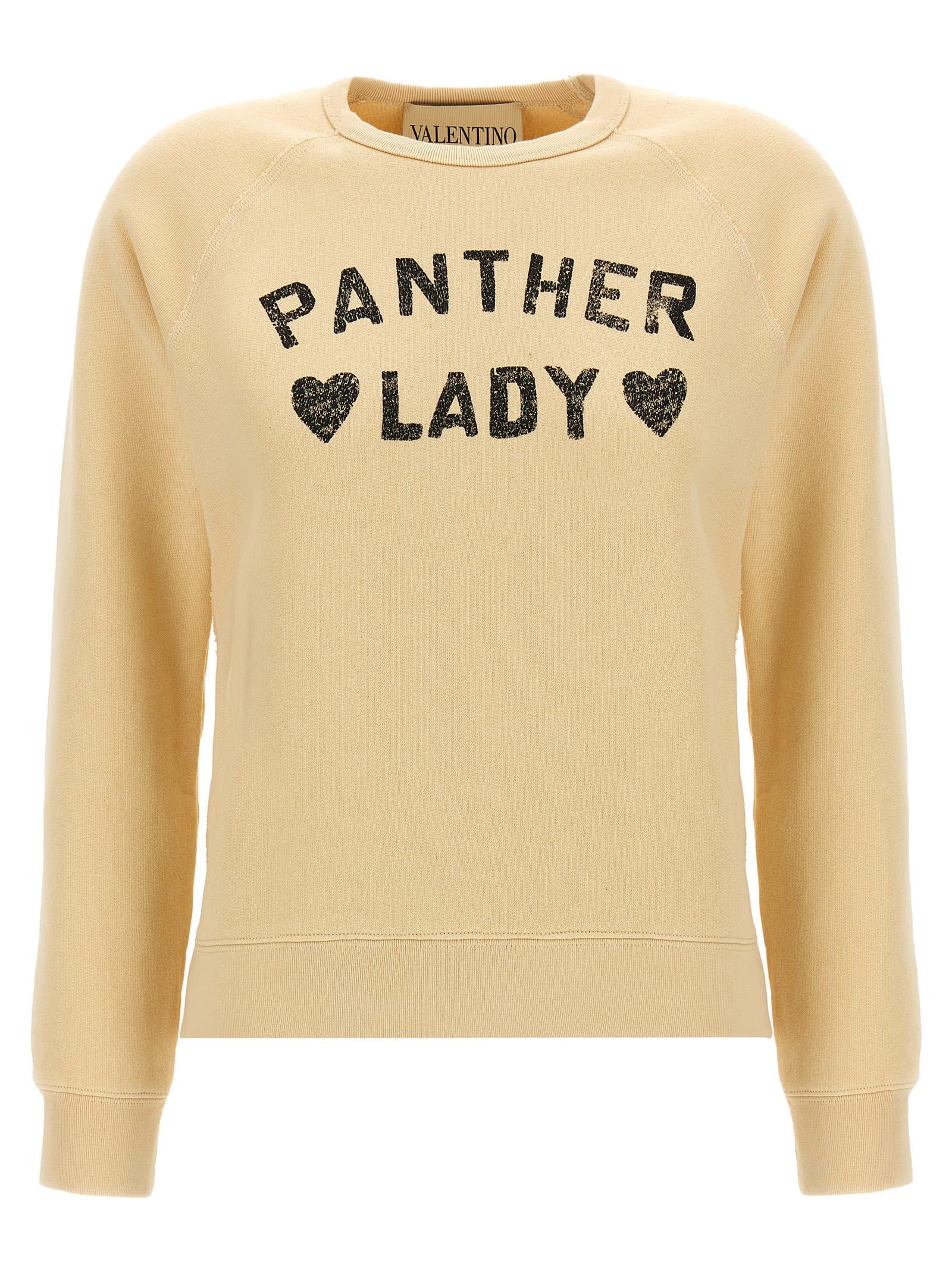 valentino garavani panther lady sweatshirt