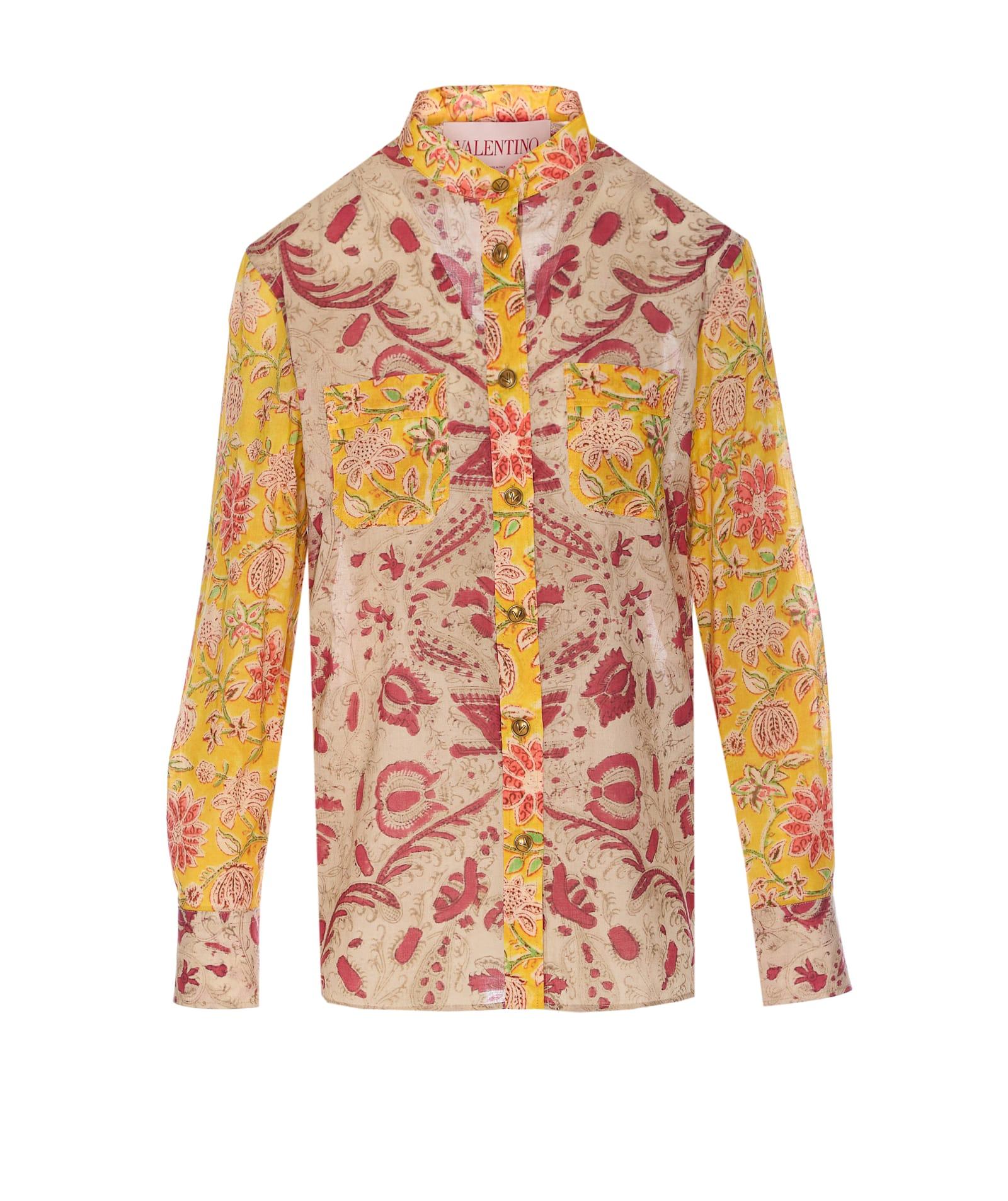valentino garavani pattern shirt