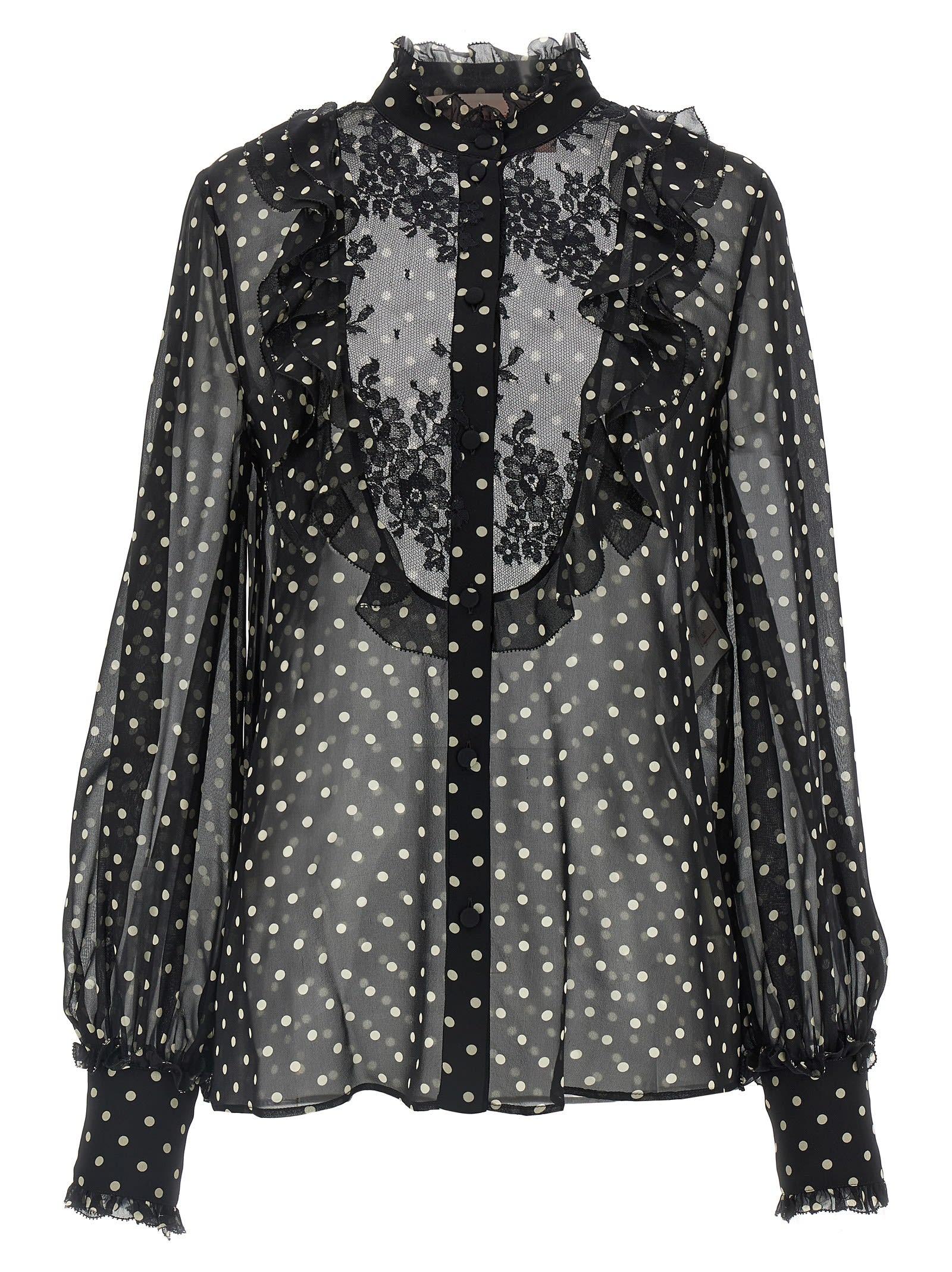 valentino garavani polka dot shirt
