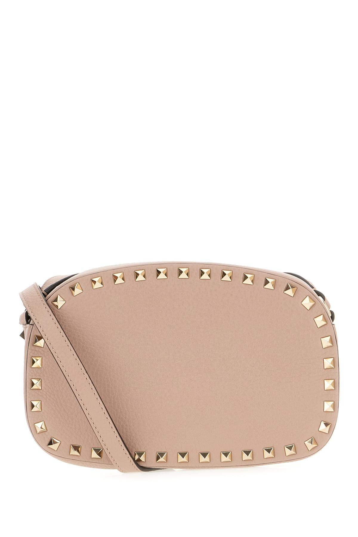 valentino garavani powder pink leather crossbody bag