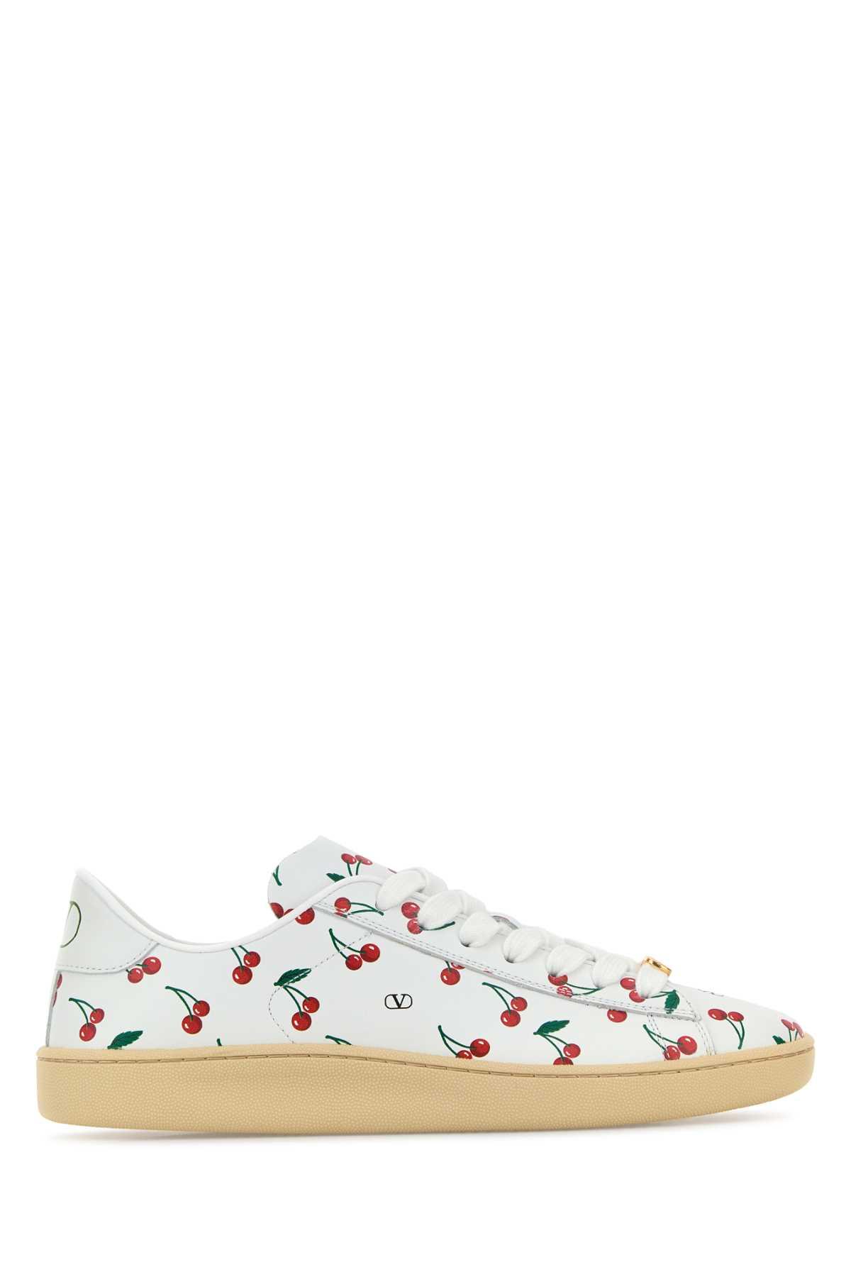 valentino garavani printer leather royco sneakers