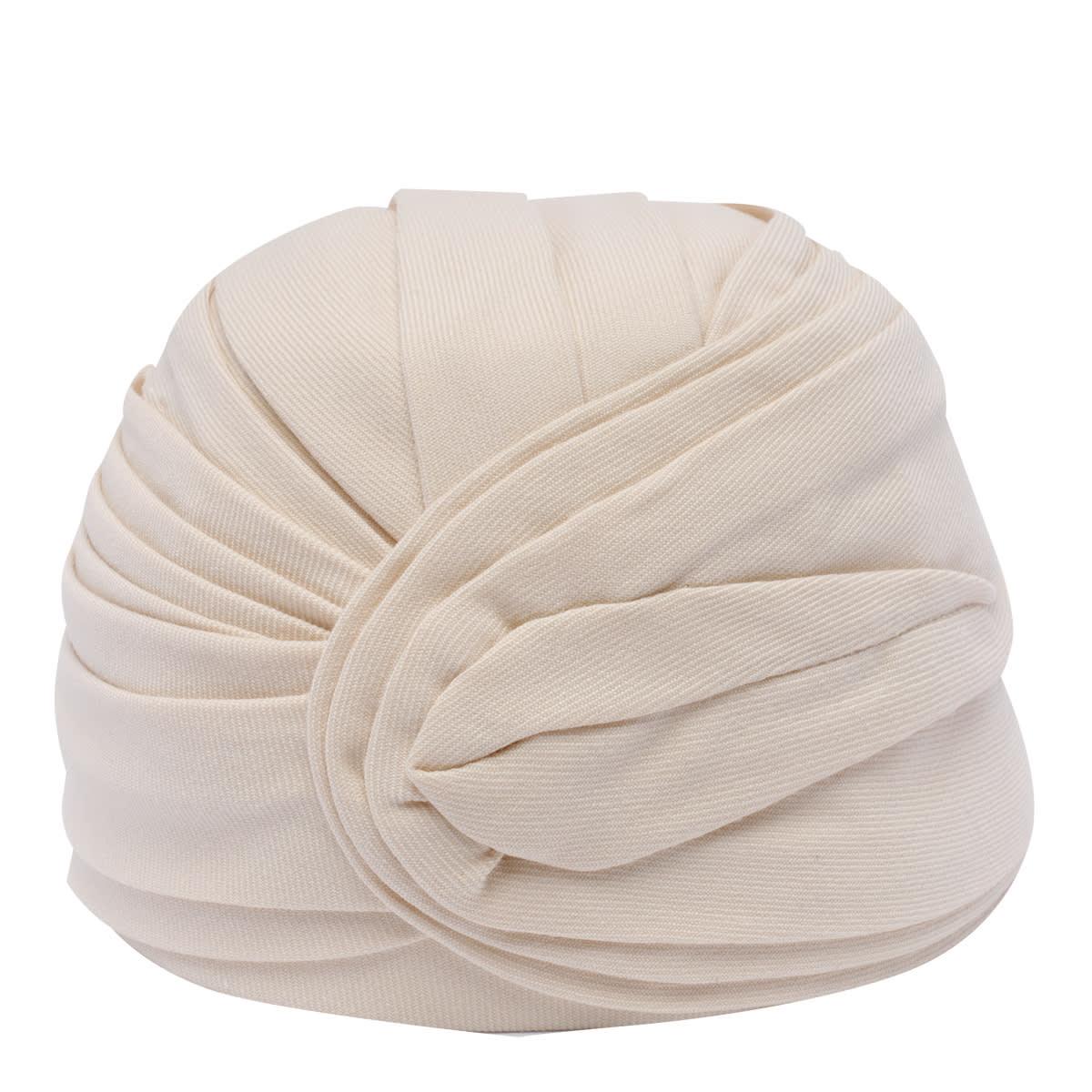 valentino garavani rigid wool turban