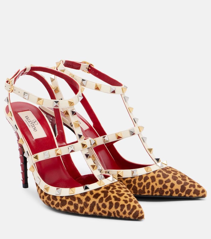 valentino garavani rockstud 100 leopard