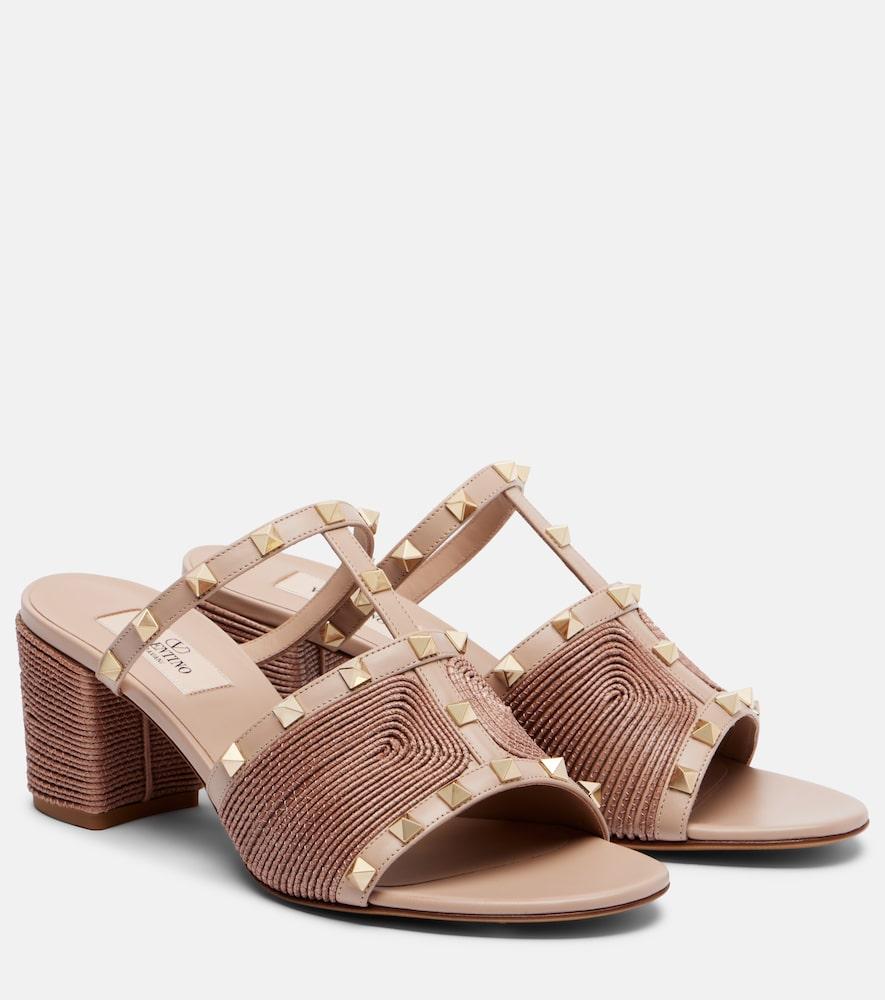 valentino garavani rockstud 60 leather mules