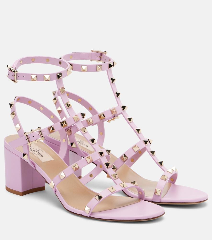 valentino garavani rockstud 60 leather sandals