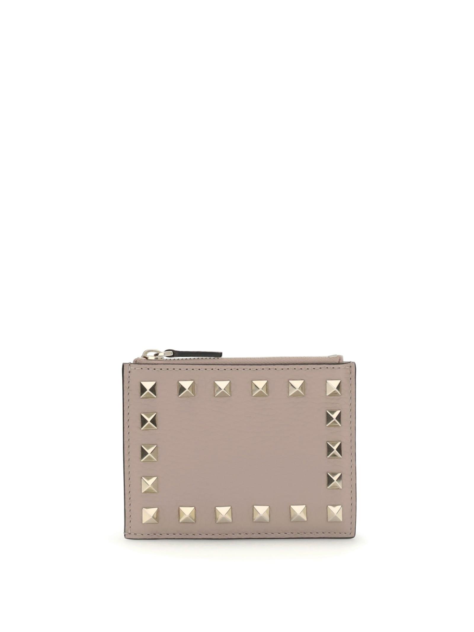 valentino garavani rockstud card holder