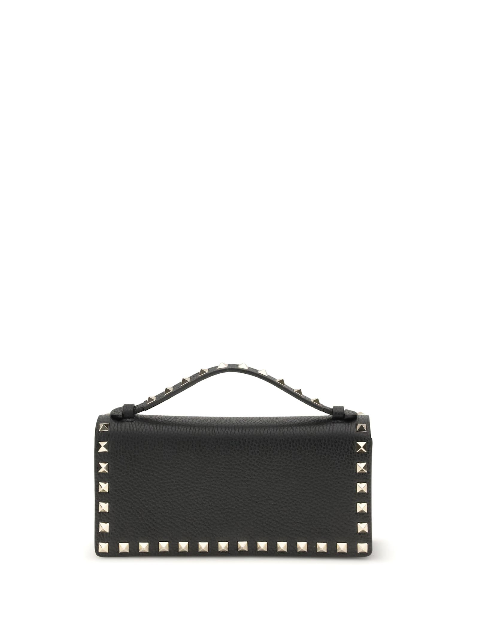 valentino garavani rockstud chain wallet