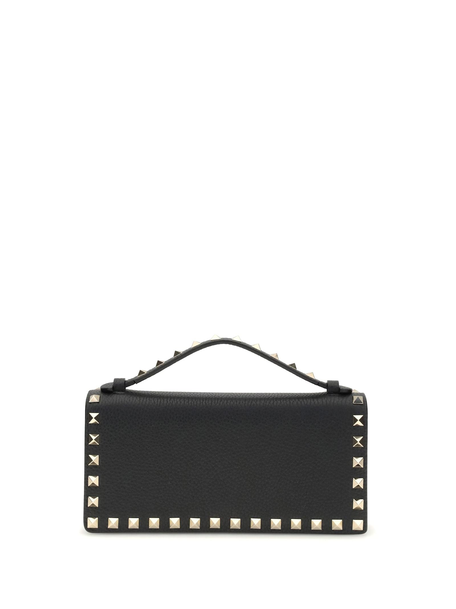 valentino garavani rockstud chain wallet