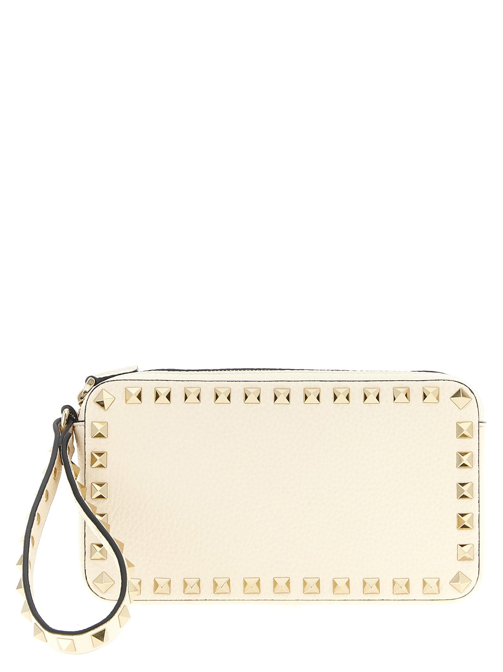 valentino garavani rockstud clutch bag