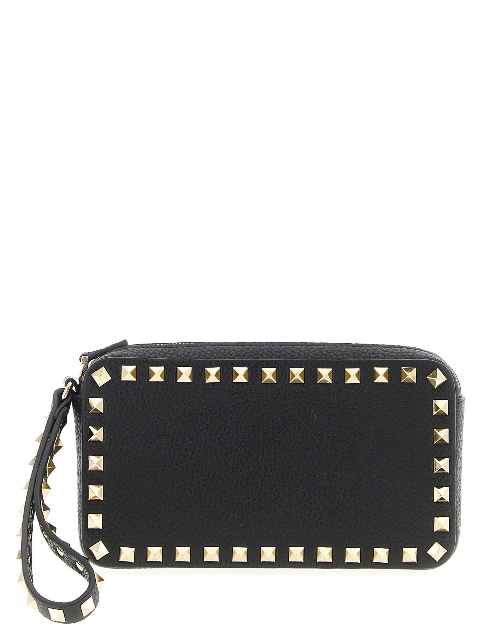 valentino garavani rockstud clutch bag