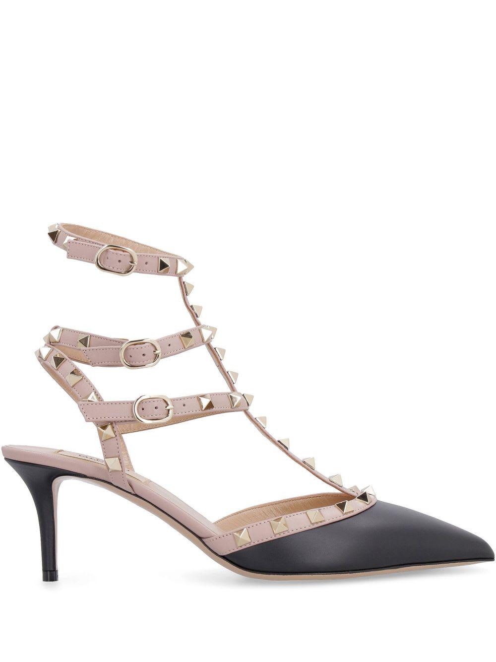 valentino garavani rockstud leather pumps