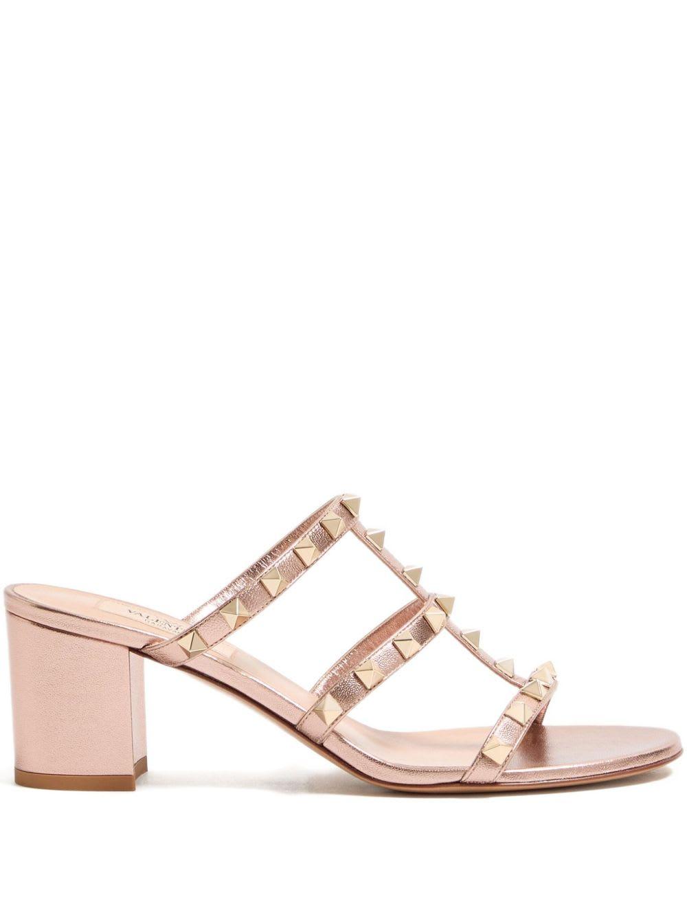 valentino garavani rockstud leather sandals