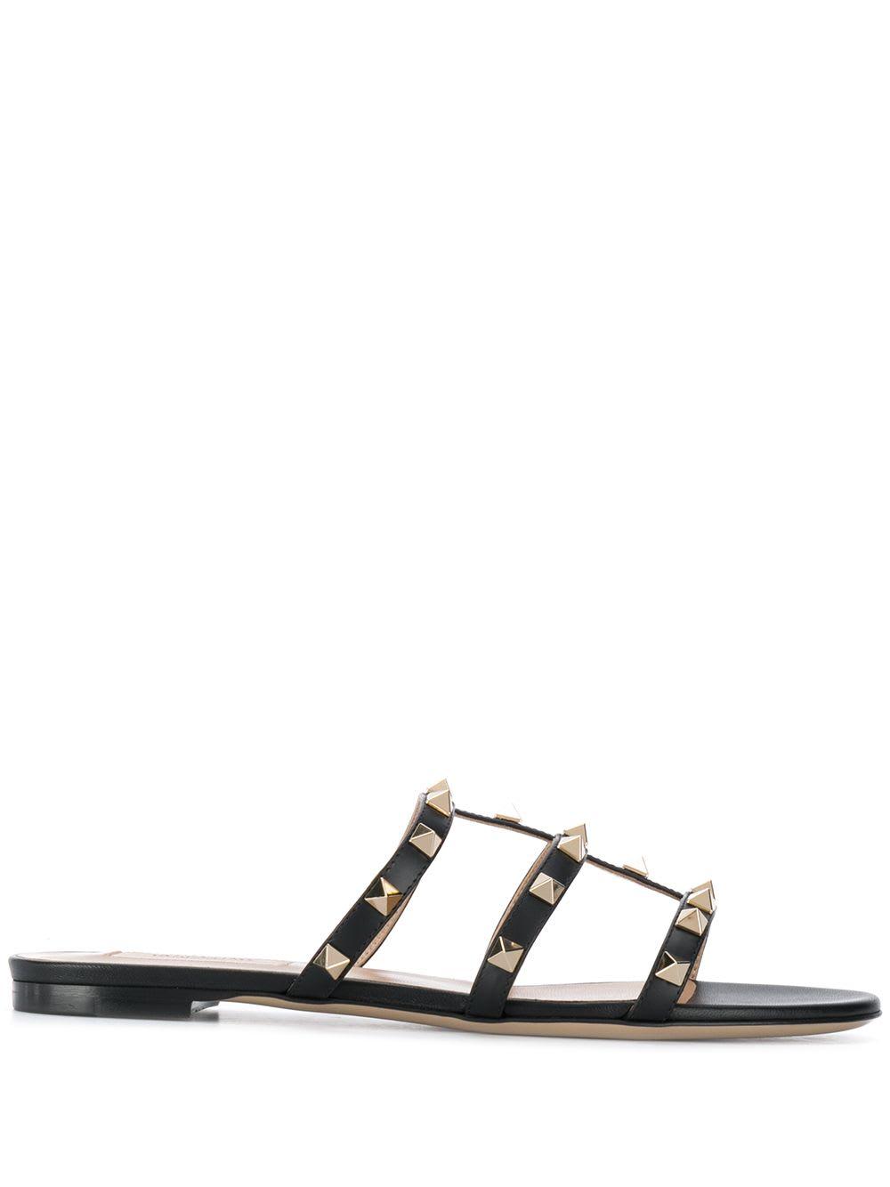 valentino garavani rockstud leather sandals