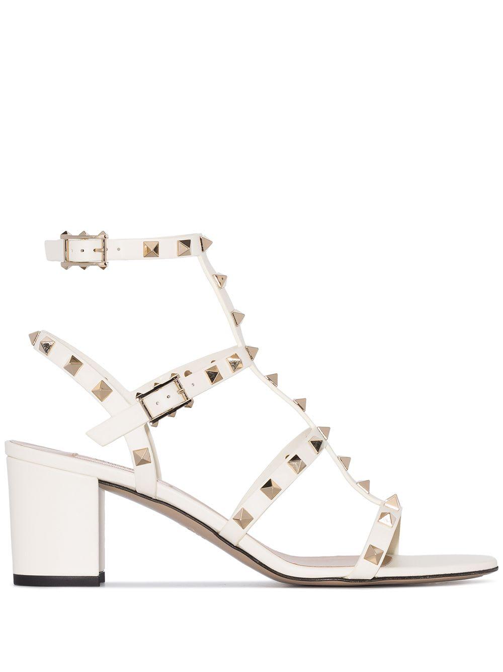 valentino garavani rockstud leather sandals