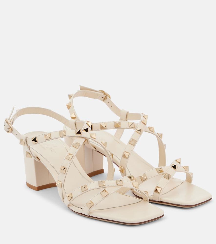 valentino garavani rockstud leather sandals