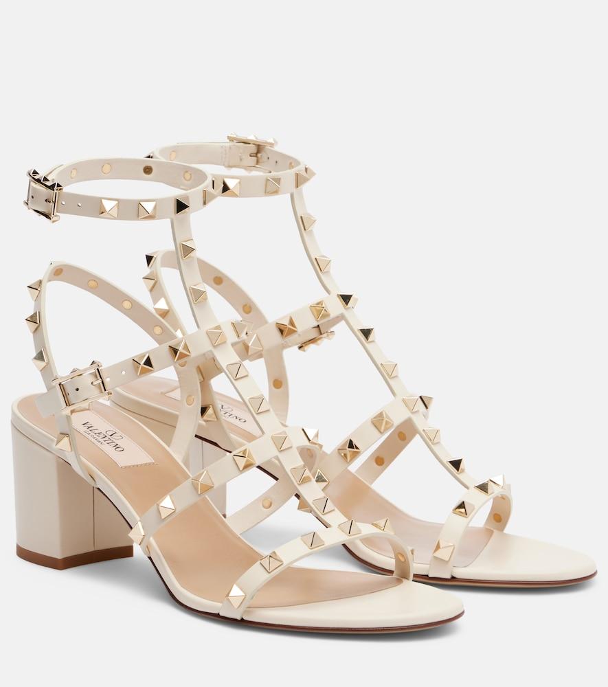 valentino garavani rockstud leather sandals