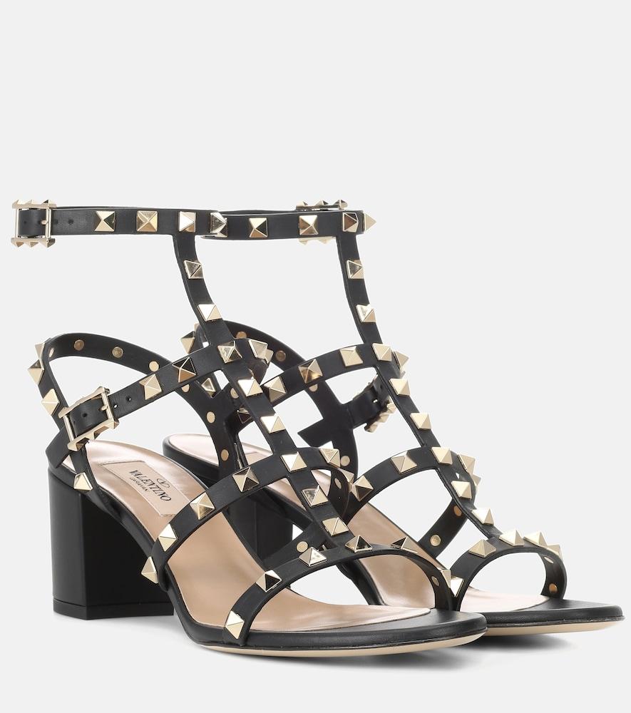 valentino garavani rockstud leather sandals
