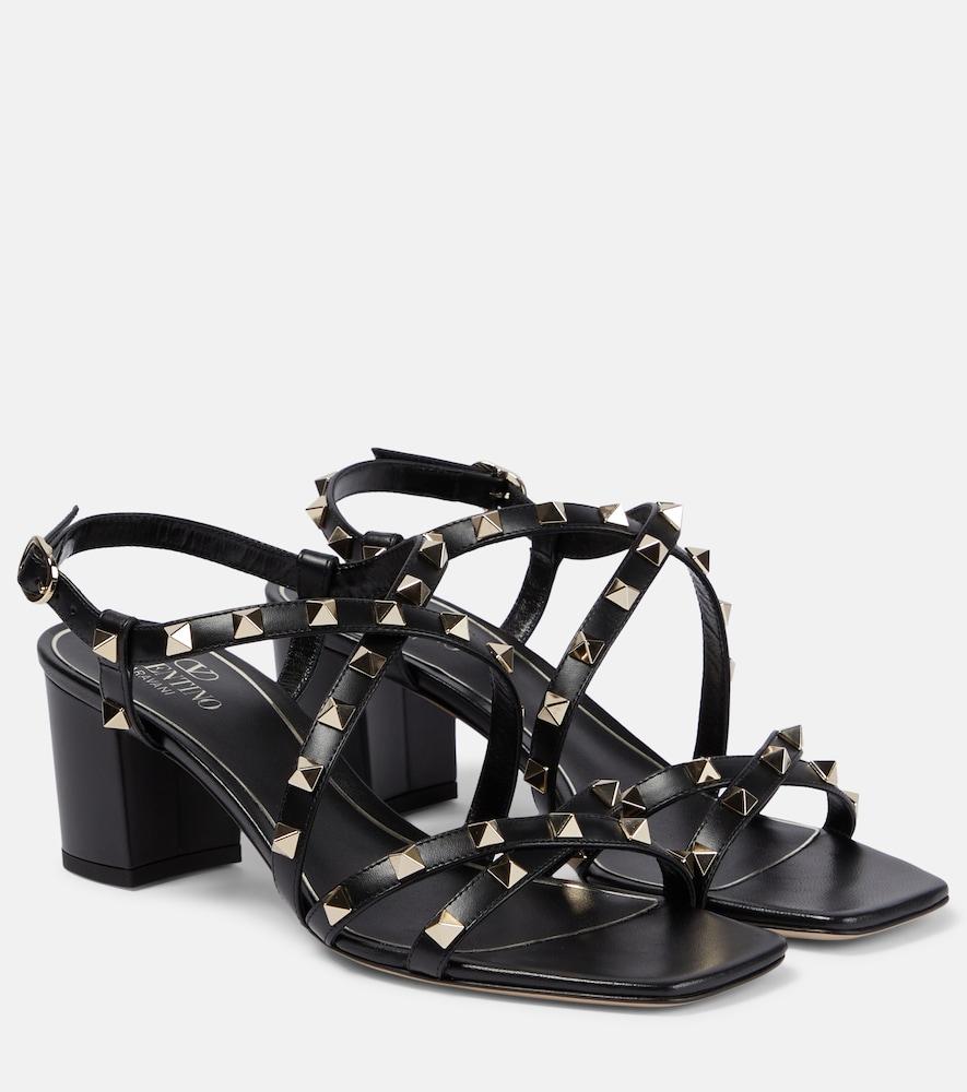 valentino garavani rockstud leather sandals
