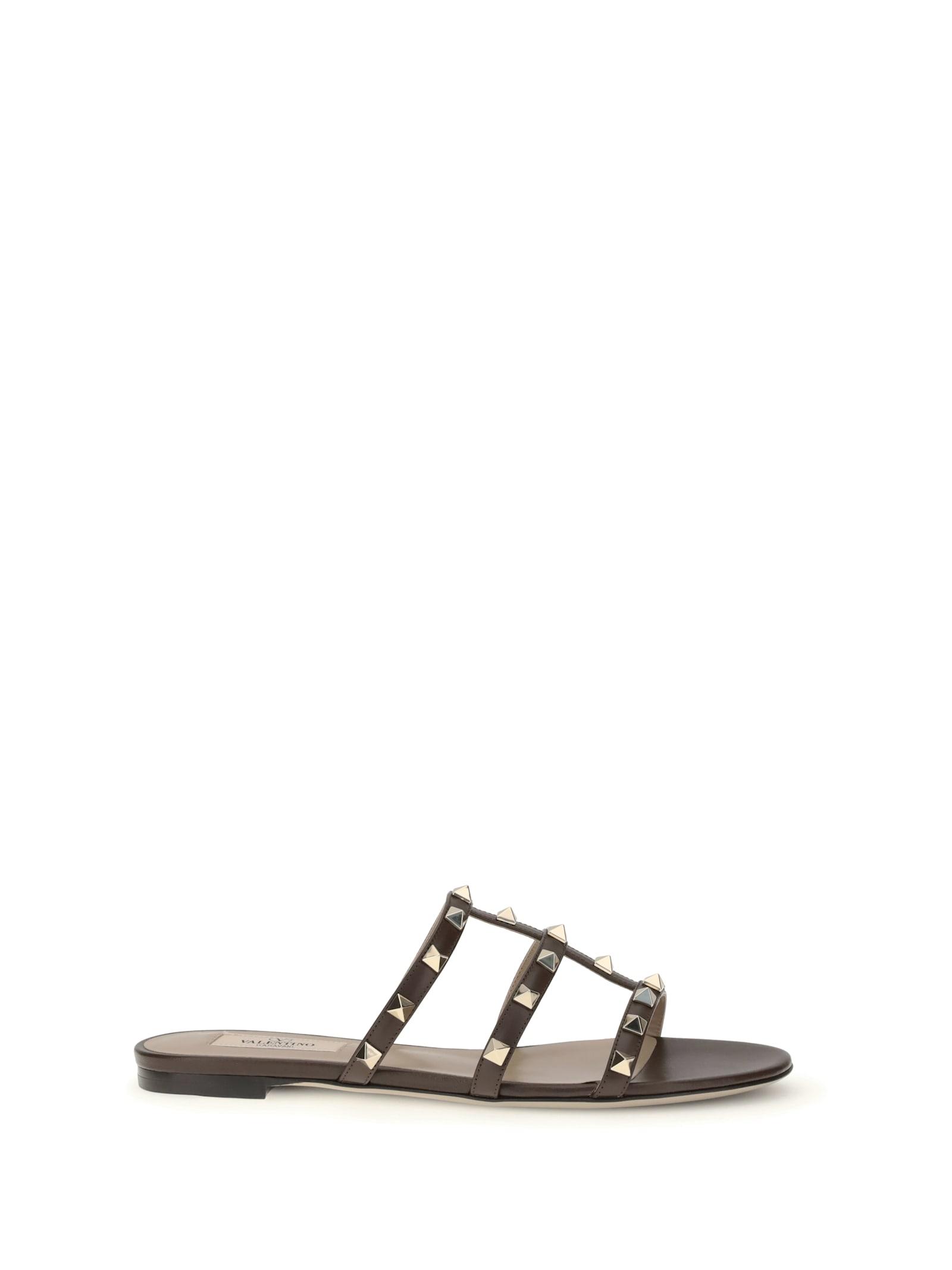 valentino garavani rockstud slider sandal