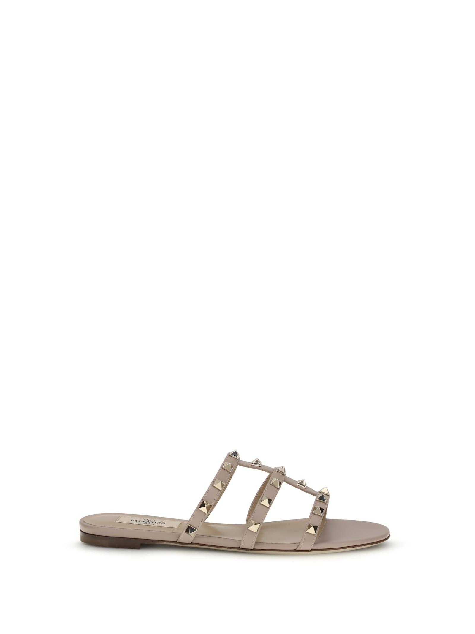 valentino garavani rockstud slider sandal