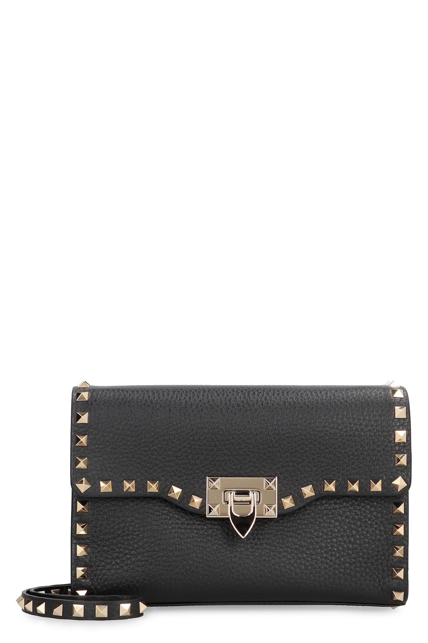 valentino garavani rockstud small leather crossbody bag