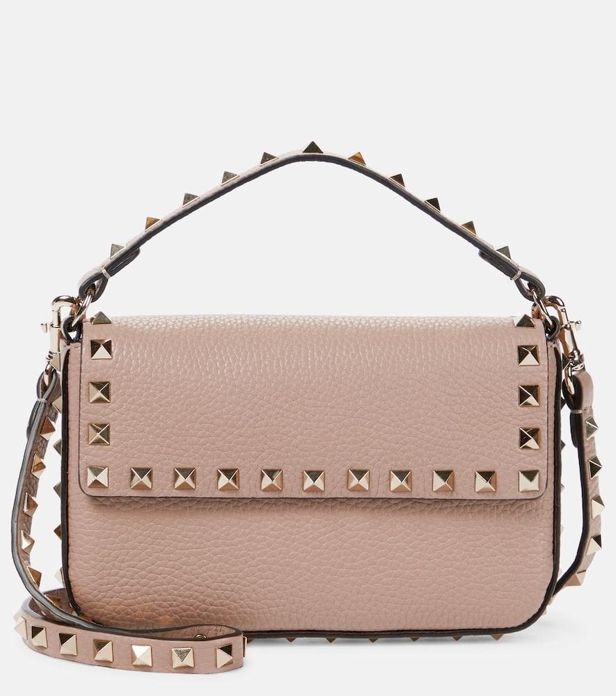 valentino garavani rockstud small leather shoulder bag