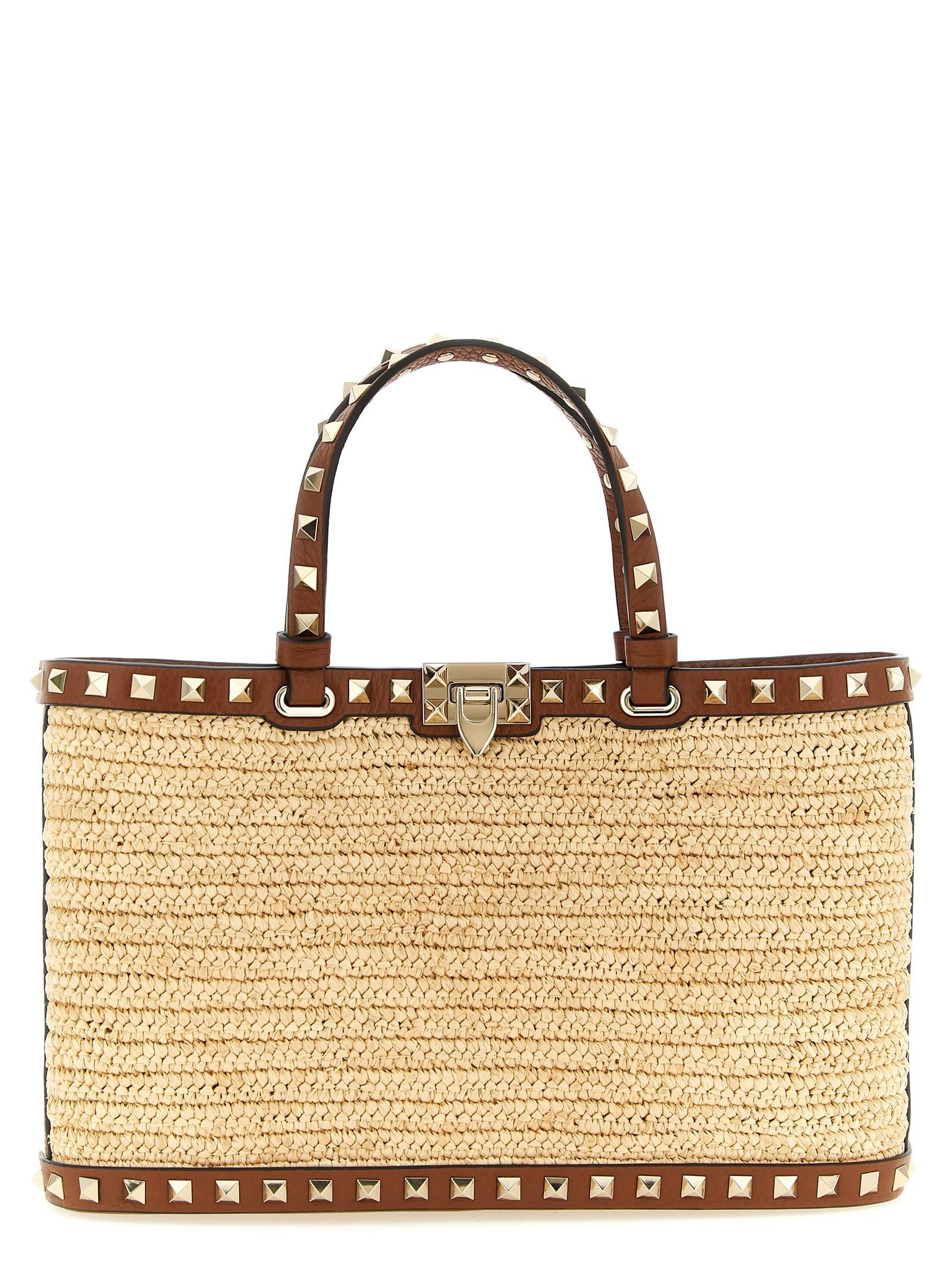 valentino garavani rockstud small shopping bag