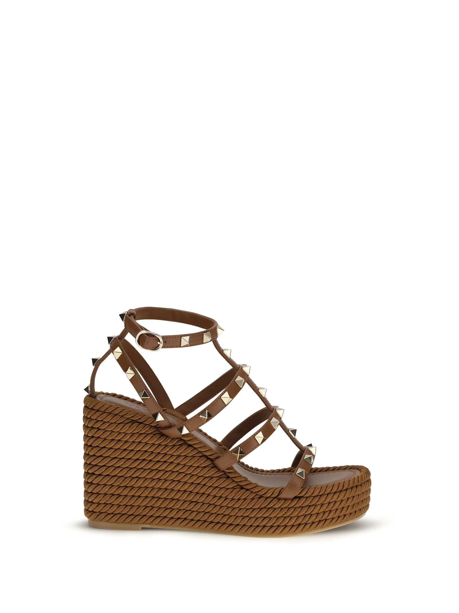 valentino garavani rockstud torchon 95 wedges