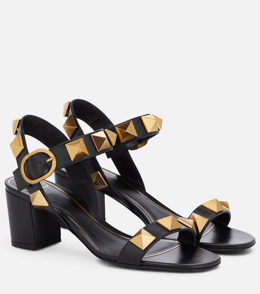 valentino garavani roman stud leather sandals