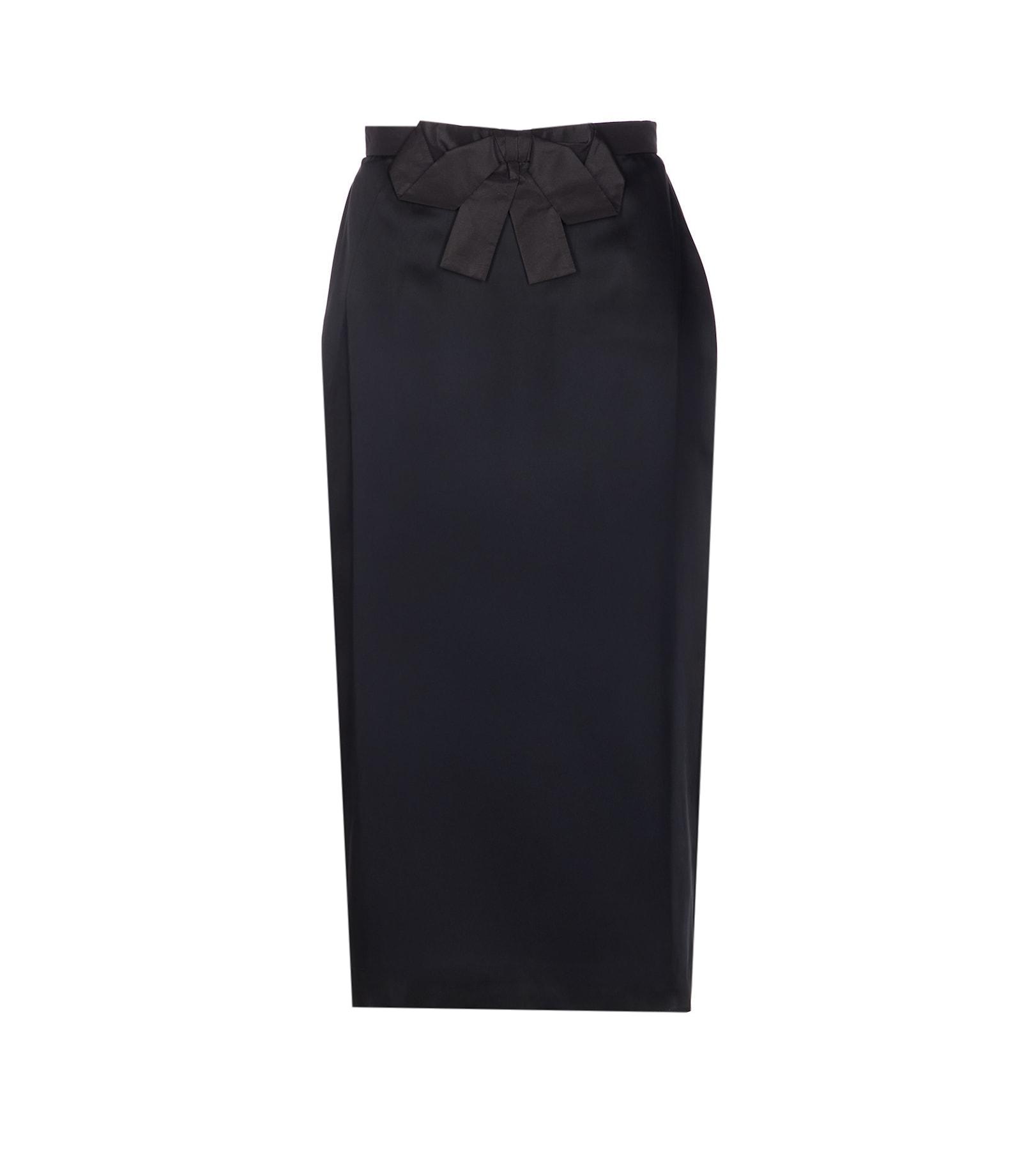 valentino garavani satin skirt