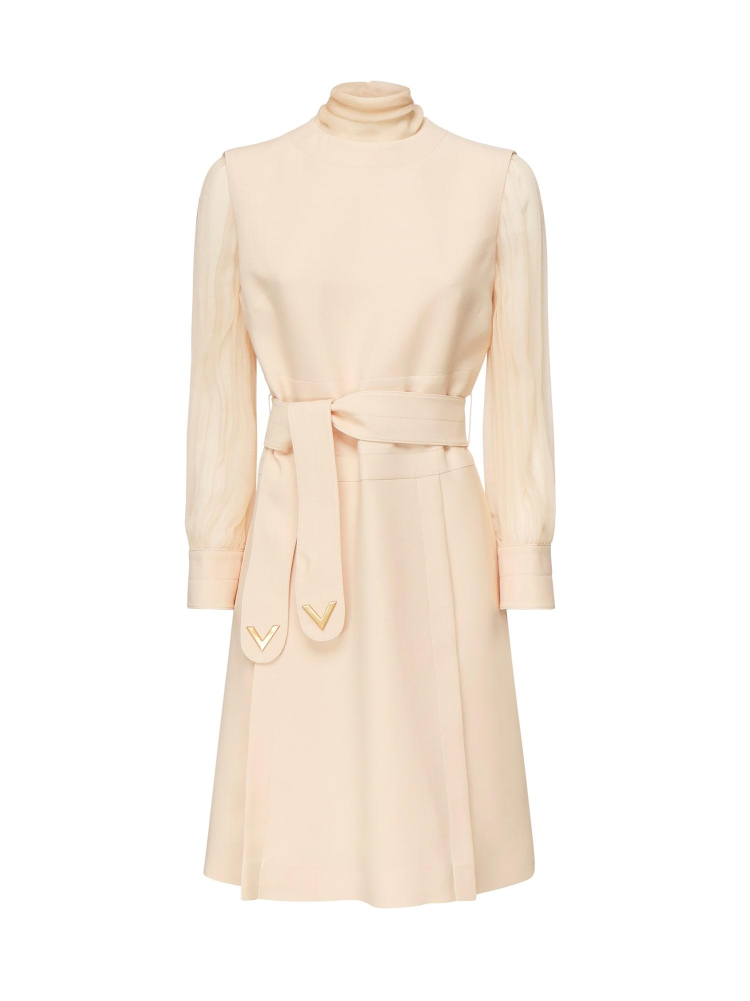 valentino garavani short crepe couture dress