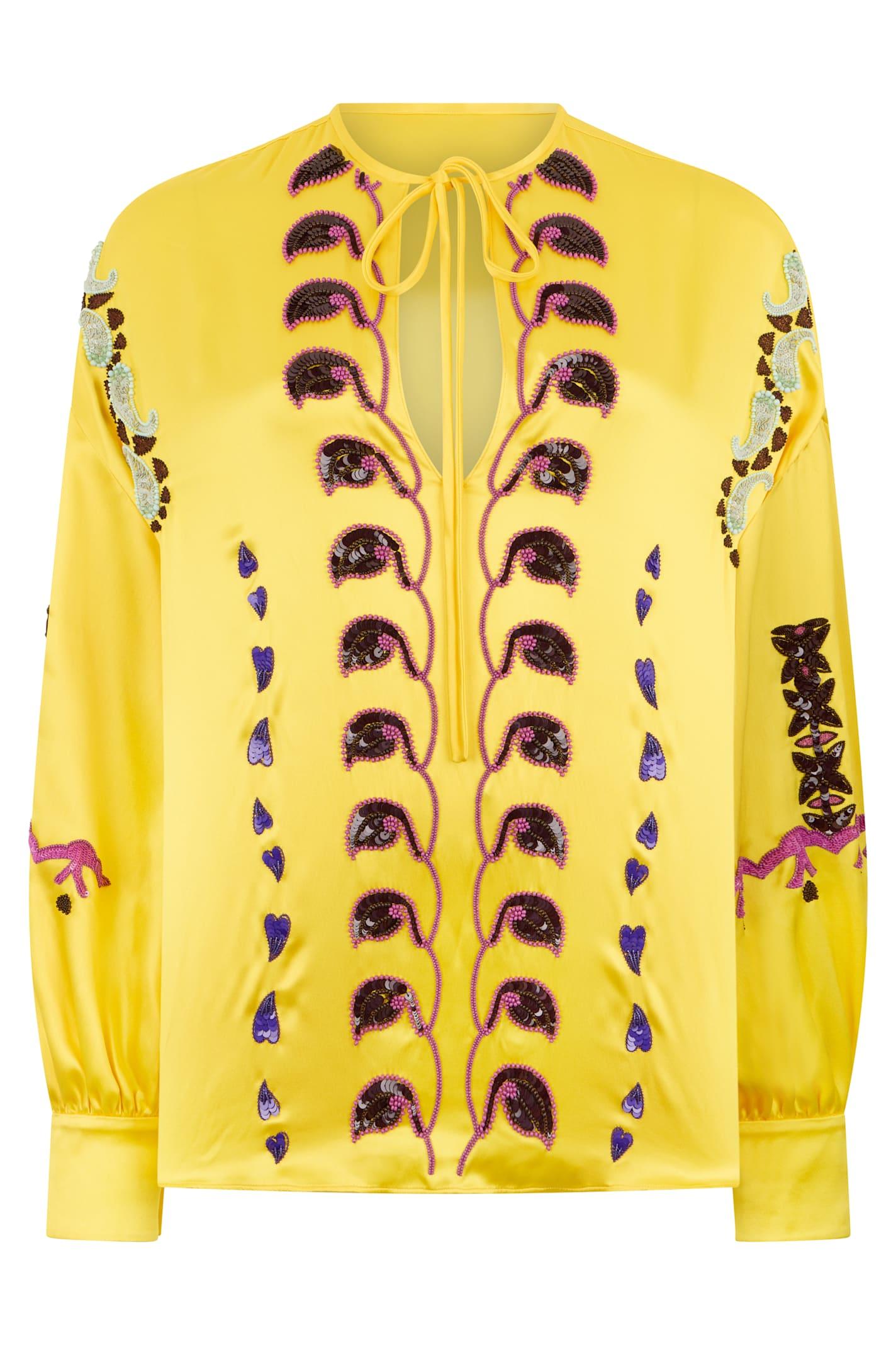 valentino garavani silk blouse