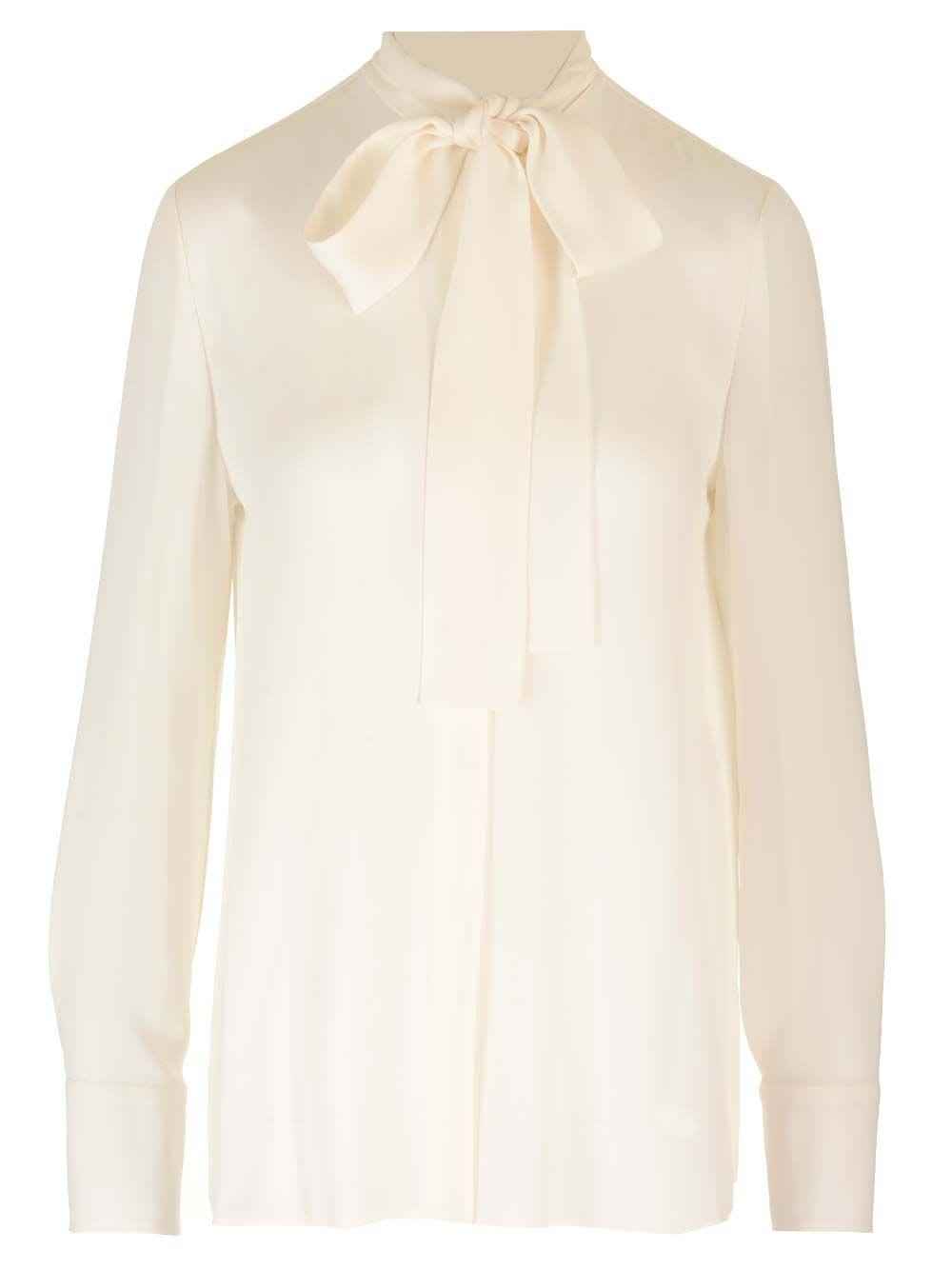 valentino garavani silk georgette blouse