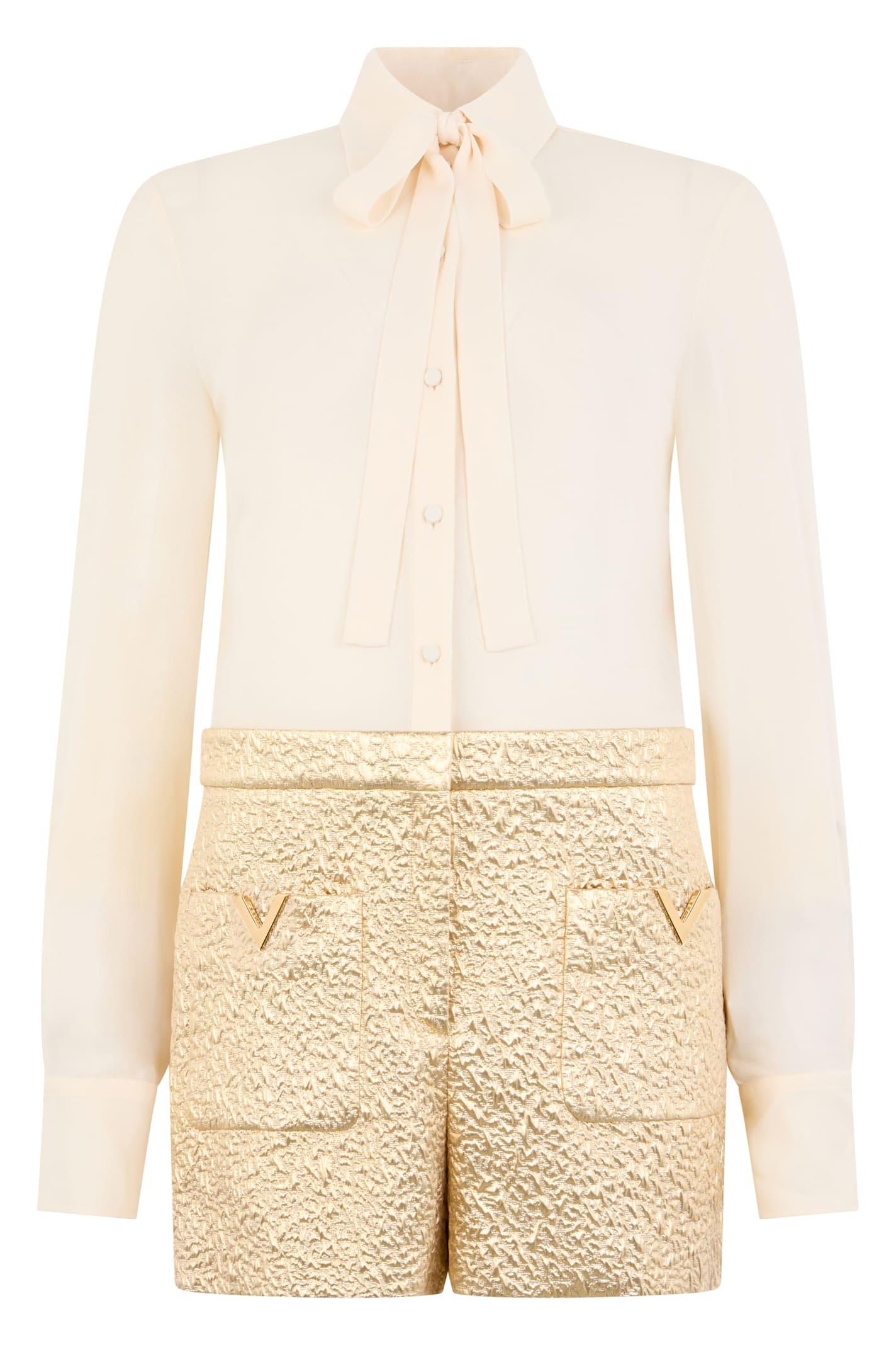 valentino garavani silk suit