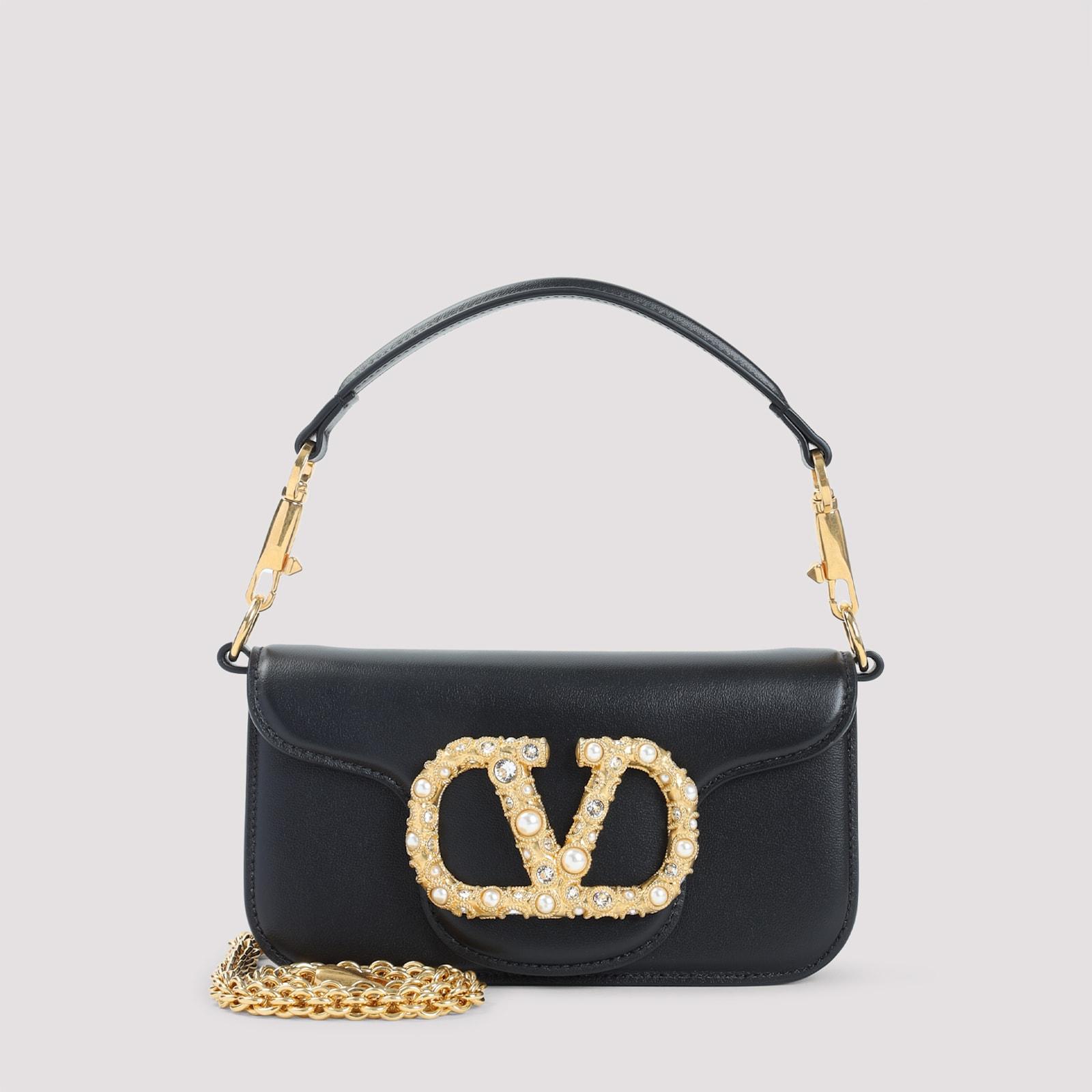 valentino garavani small locò shoulder bag