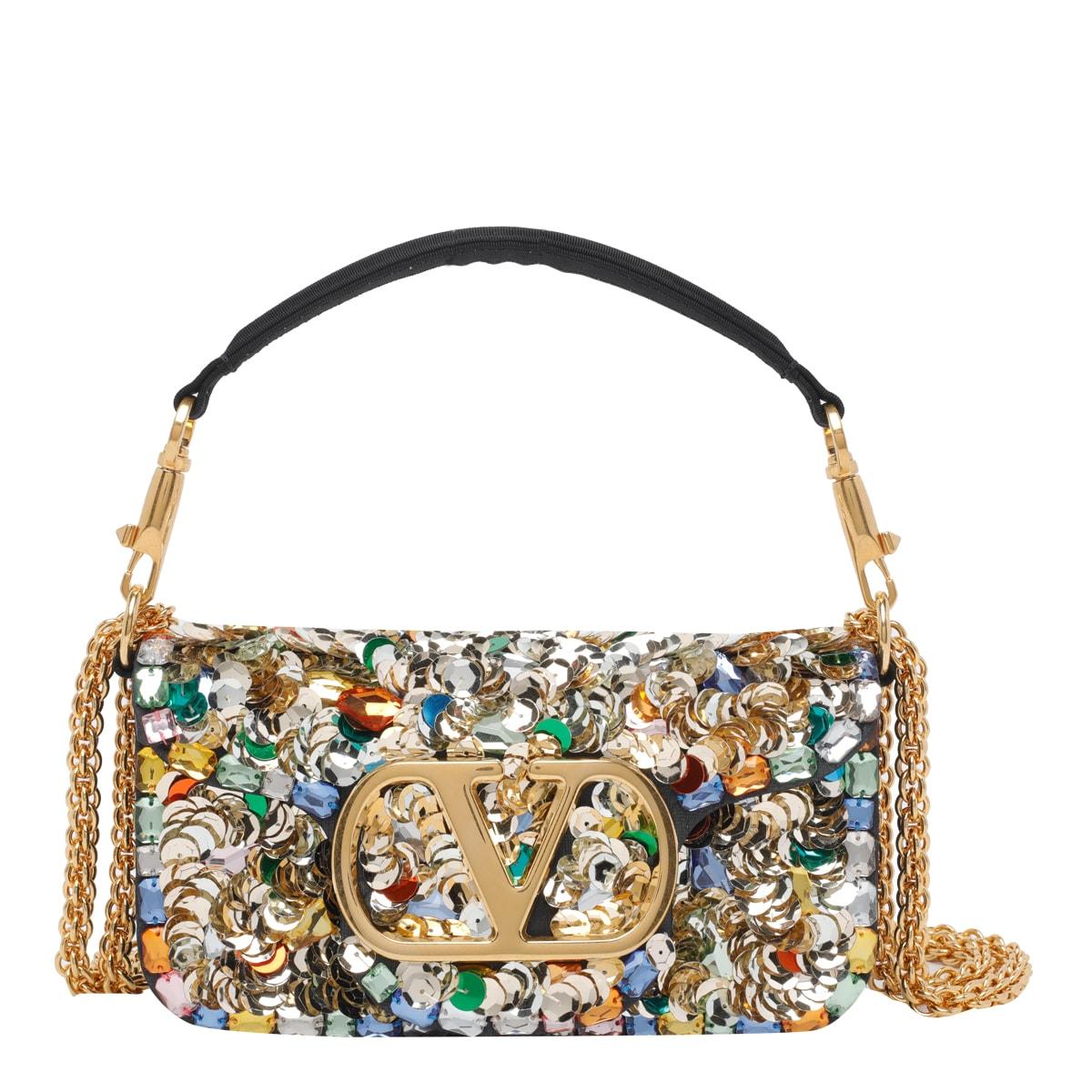valentino garavani small loco shoulder bag