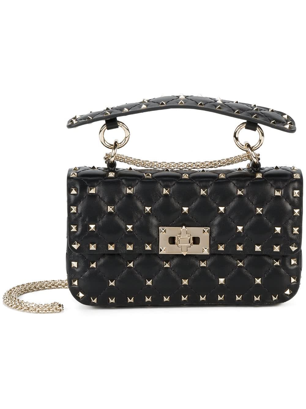 valentino garavani small shoulder bag rockstud spike
