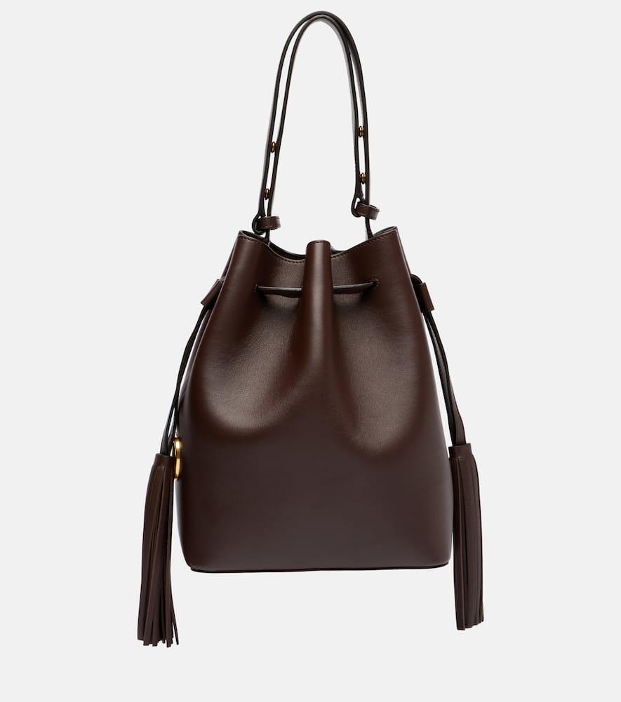 valentino garavani so seau leather bucket bag