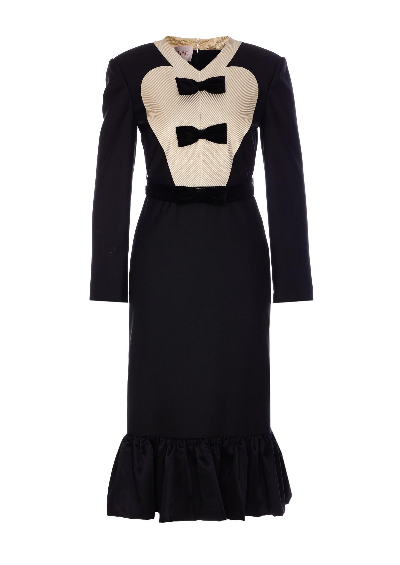 valentino garavani solid dress