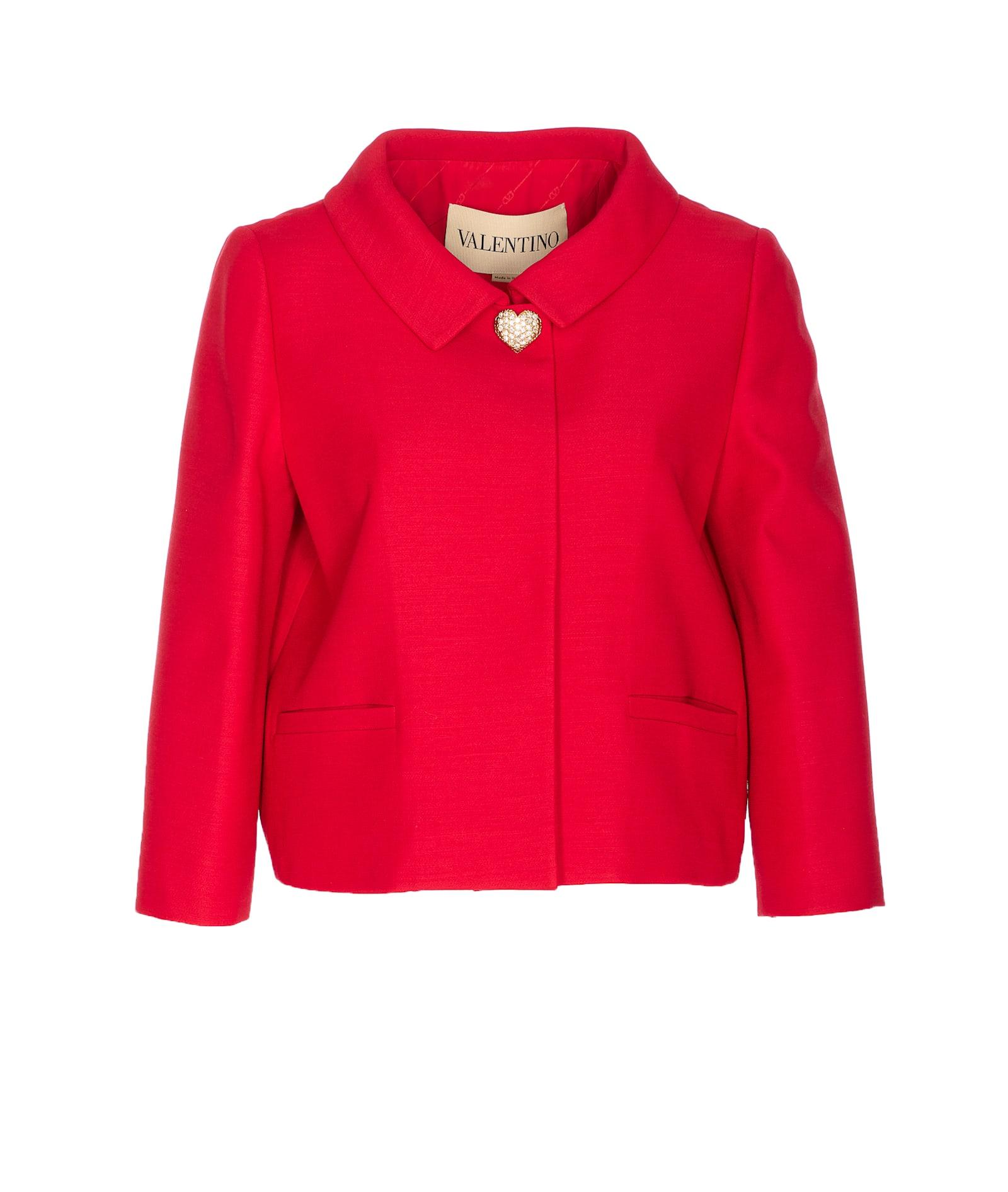 valentino garavani solid jacket