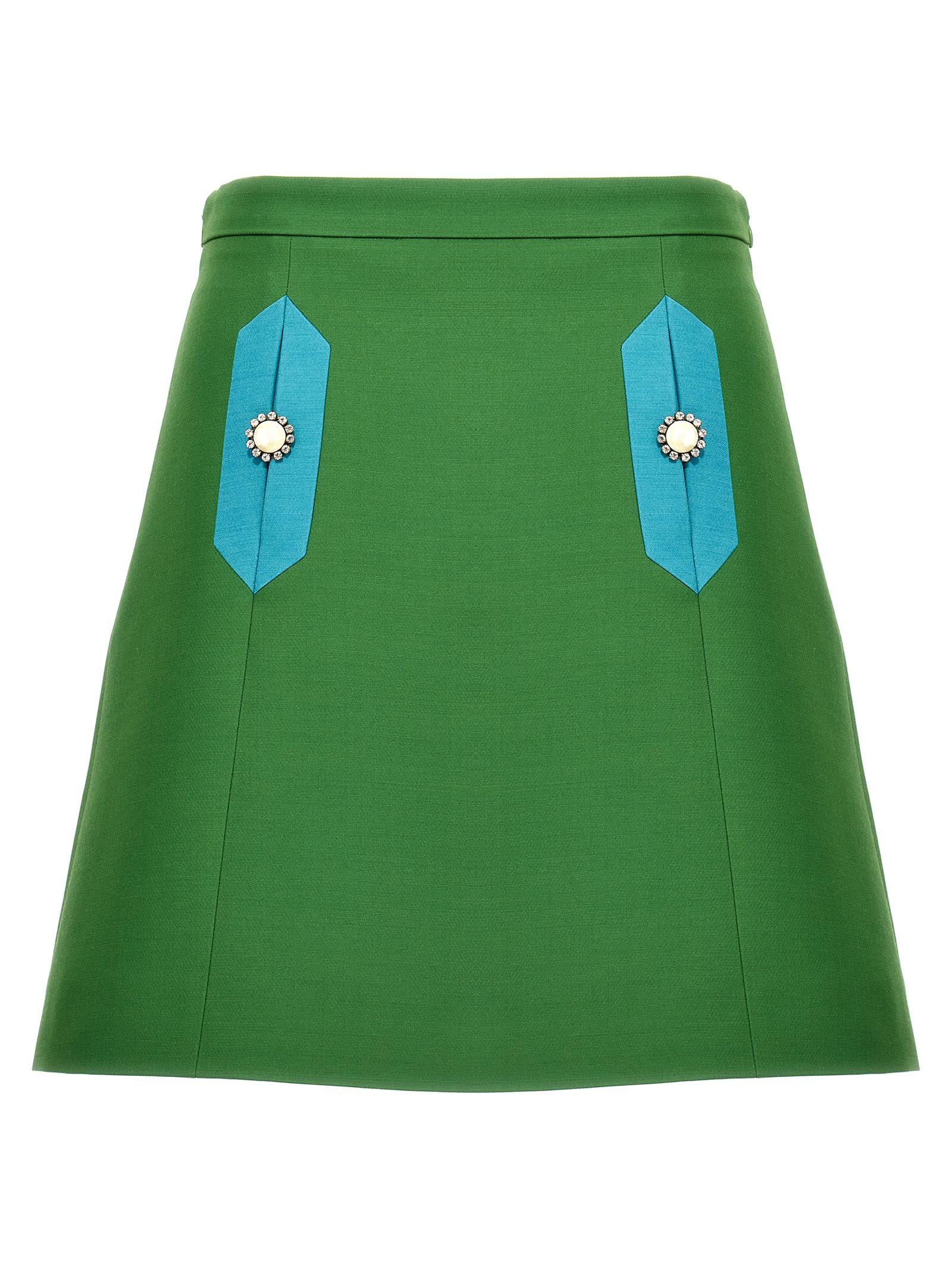 valentino garavani solid skirt
