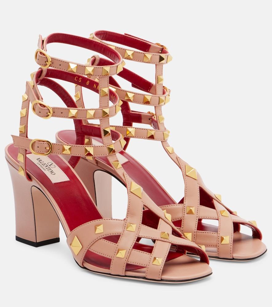 valentino garavani studdy 80 leather sandals