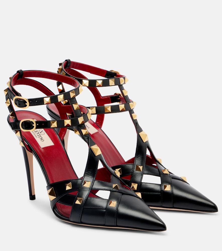 valentino garavani studdy leather pumps