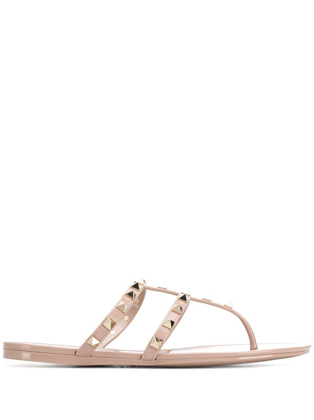 valentino garavani summer rockstud thong sandals