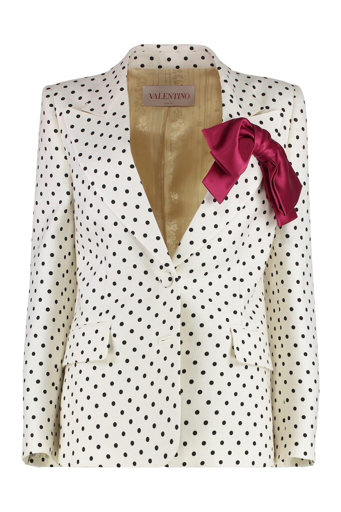 valentino garavani supergran plusdepois print jacket