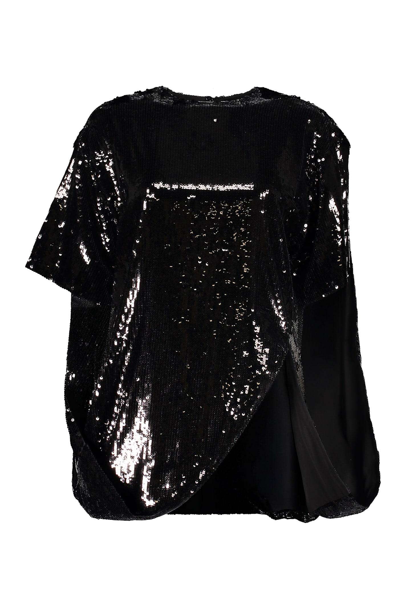 valentino garavani top with sequins